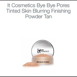 IT Bye Bye Pores Tinted Finishing Powder New